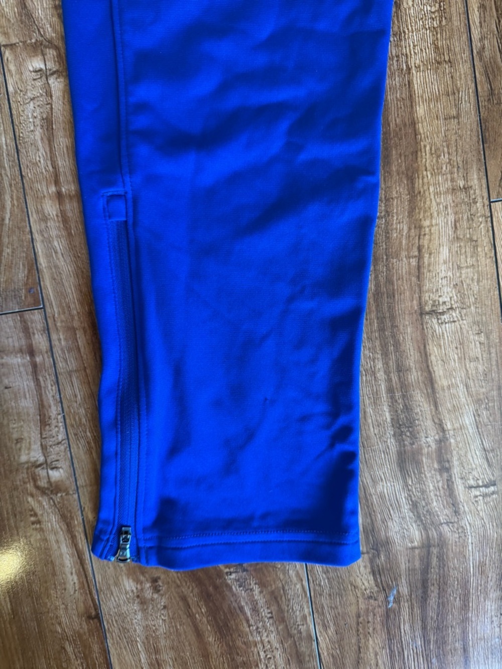 Under Armour Men’s Blue White Joggers Sweatpants Ankle Zipper Small Loose - Picture 11 of 14